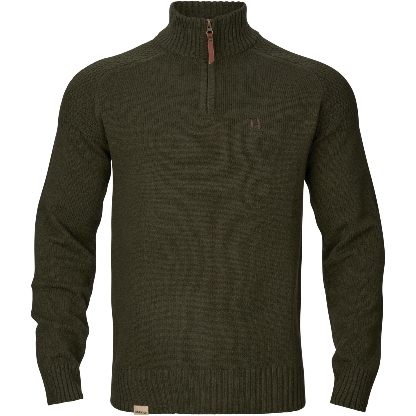 2026 Harkila Homme Vincent Merino Chandail Zip Half 106080047001 - Rosin